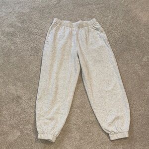 Hollister Light Gray Women's Jogger Track Pants